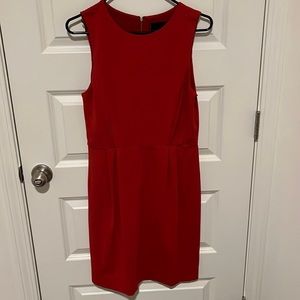 Cynthia Rowley red midi dress